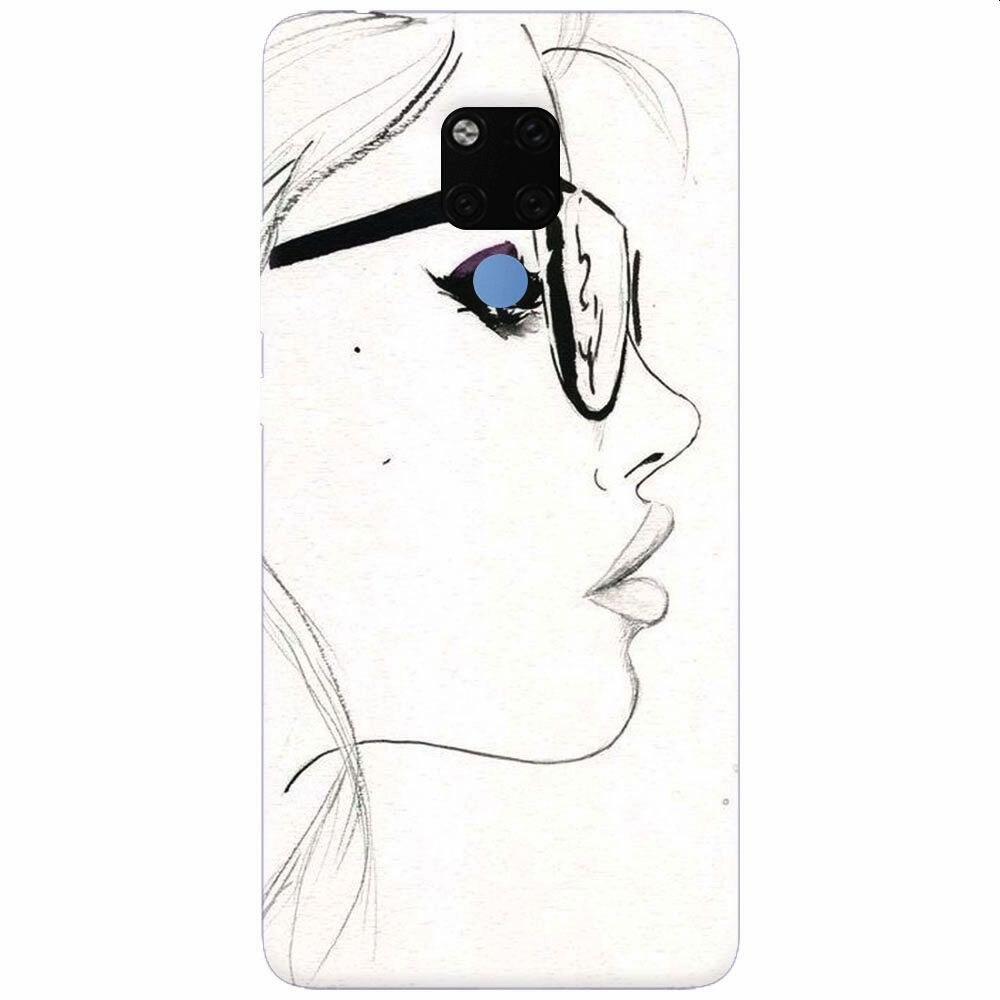Husa silicon pentru Huawei Mate 20X, Girl Face
