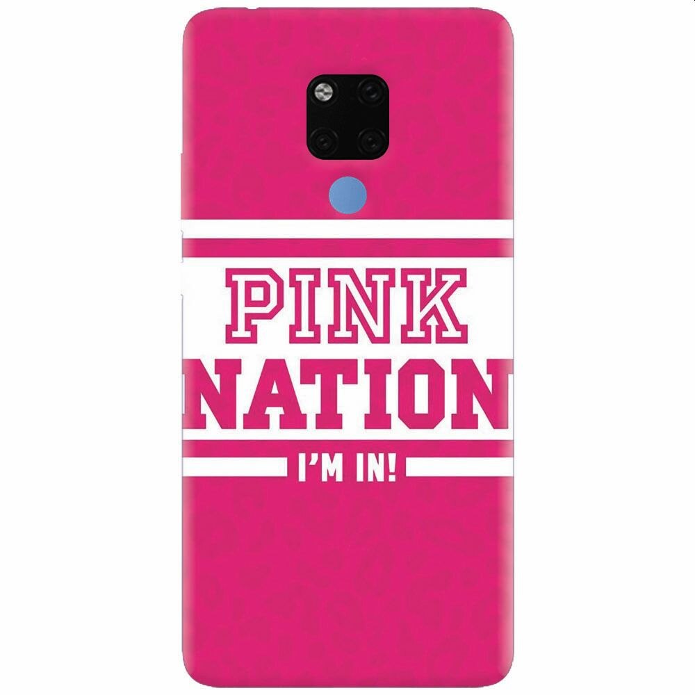 Husa silicon pentru Huawei Mate 20X, Pink Nation