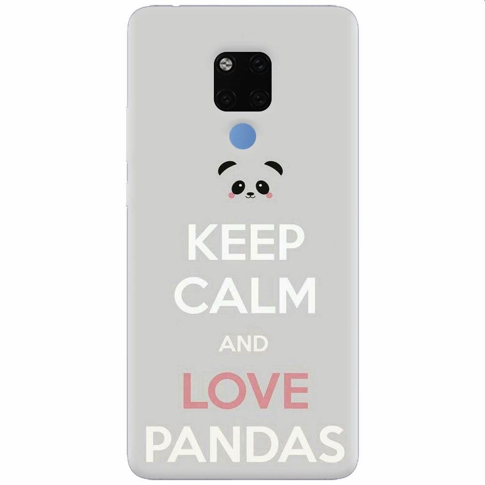 Husa silicon pentru Huawei Mate 20X, Panda Phone