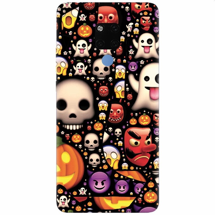Силиконов кейс съвместим с Huawei Mate 20X, Emoji Mess