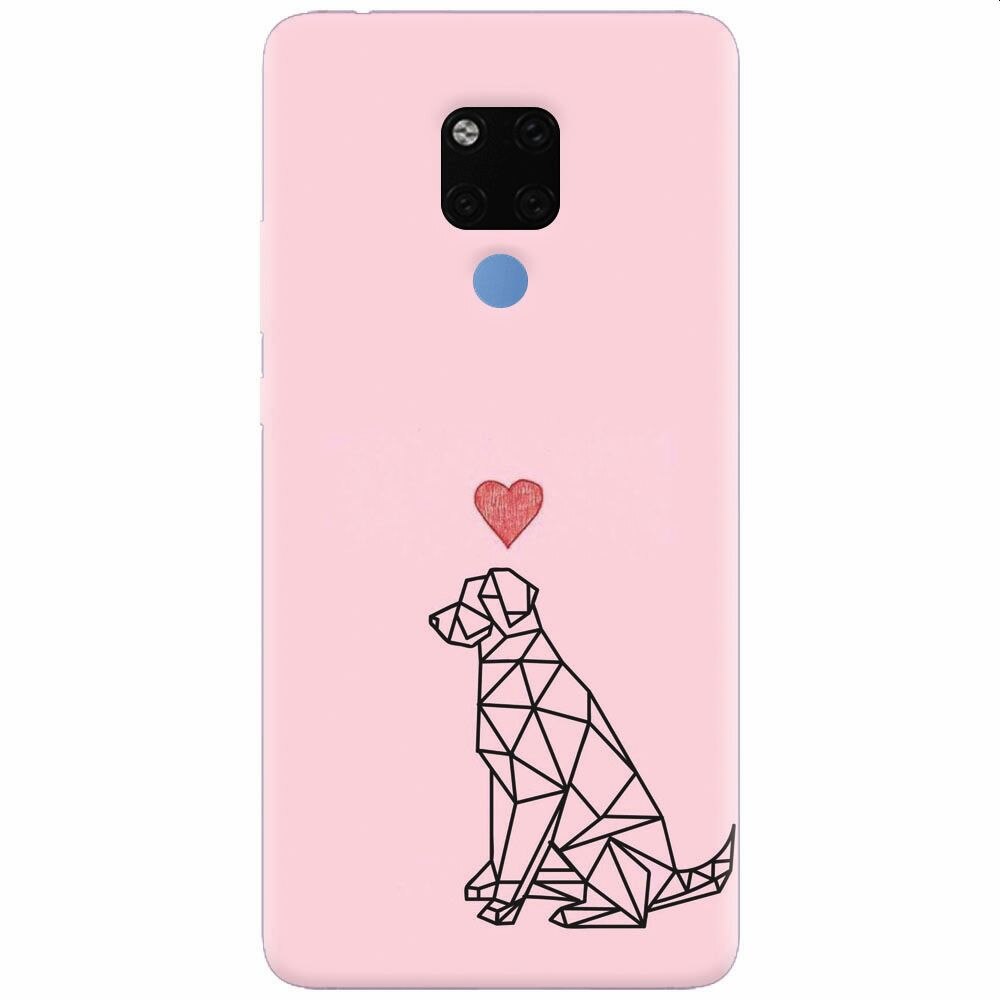 Husa silicon pentru Huawei Mate 20X, Love Dog