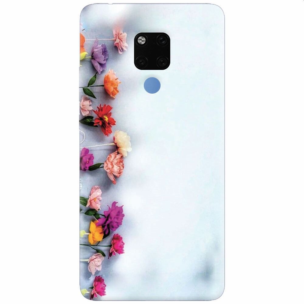 Husa silicon pentru Huawei Mate 20X, Flowers