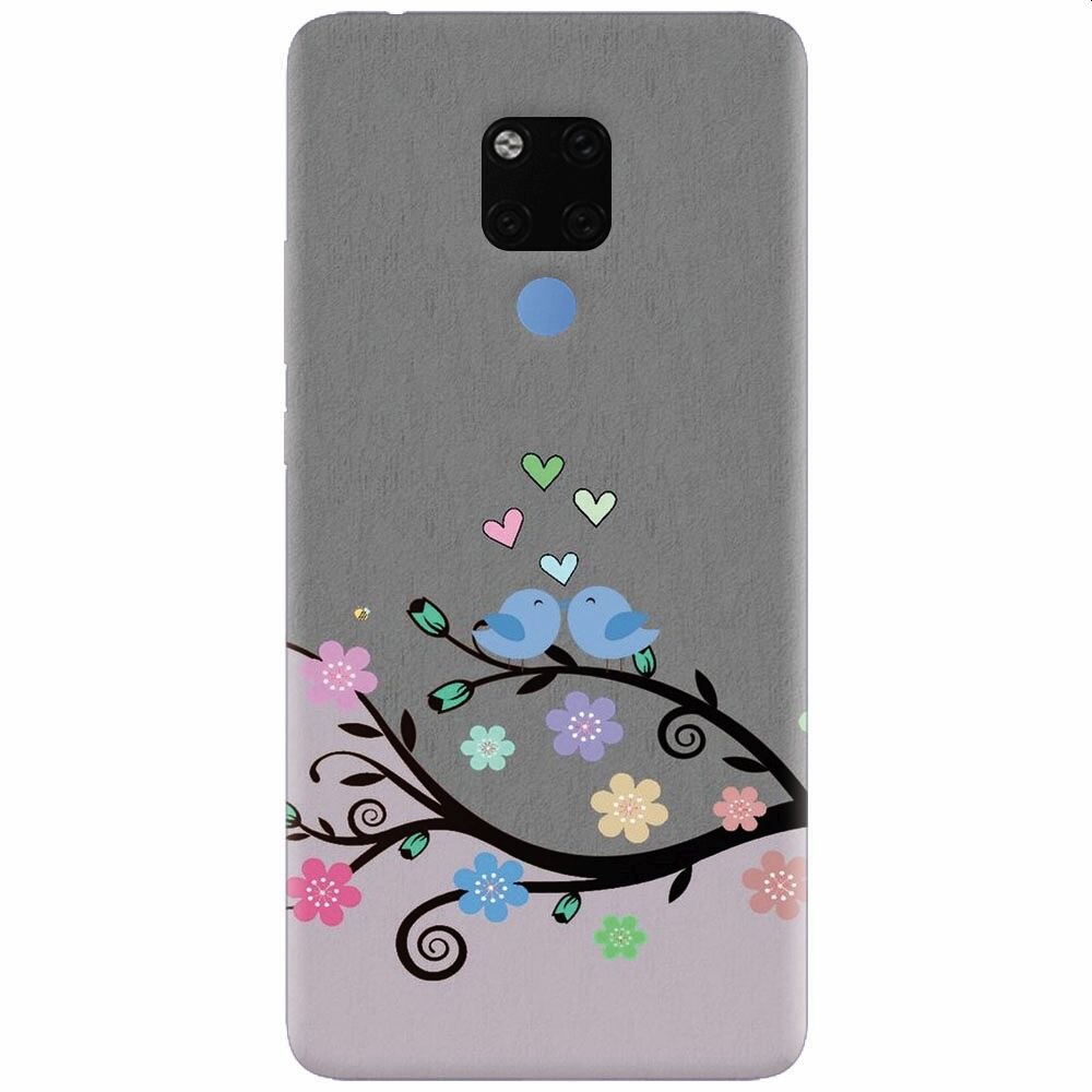 Husa silicon pentru Huawei Mate 20X, Bird Love