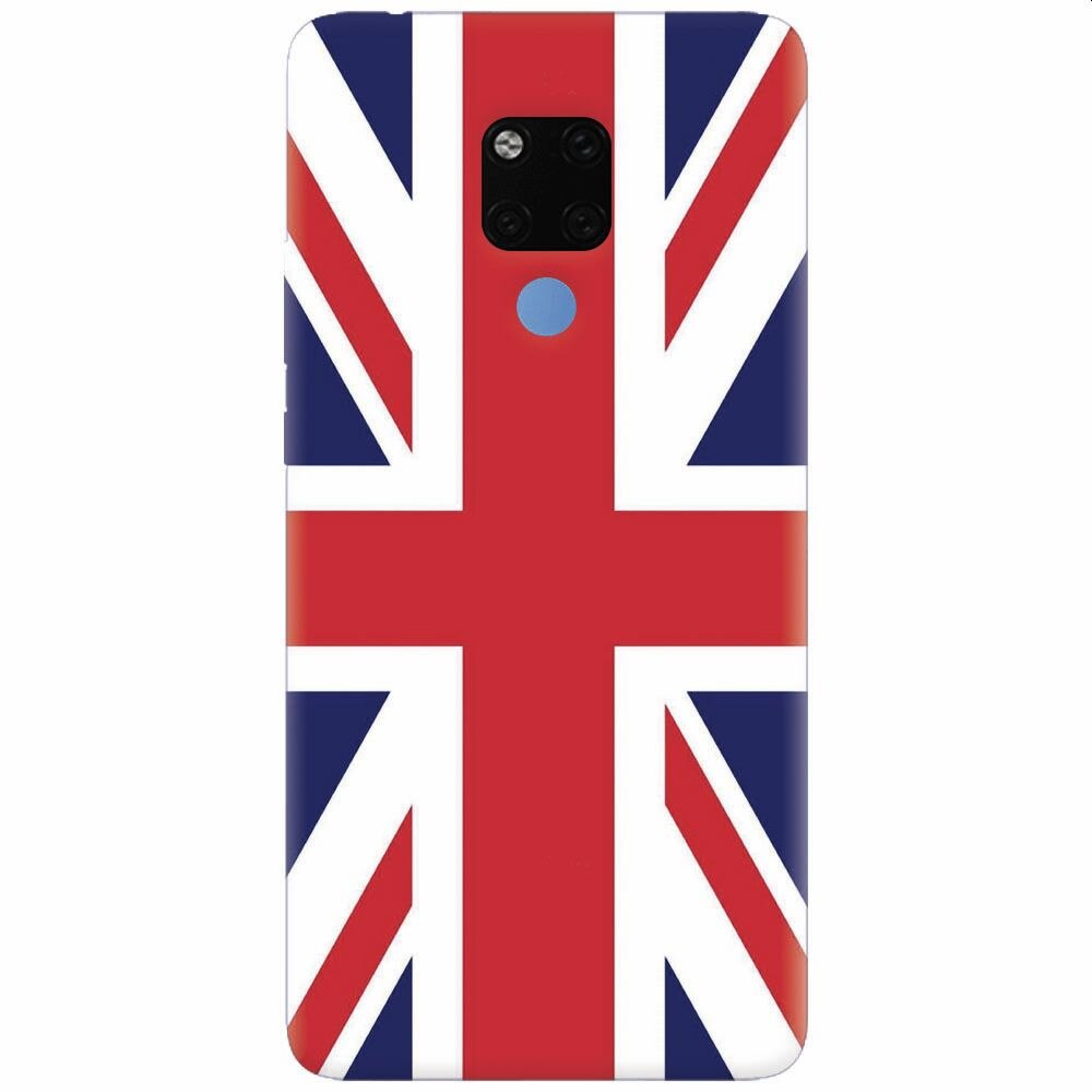 Husa silicon pentru Huawei Mate 20X, UK Flag Illustration
