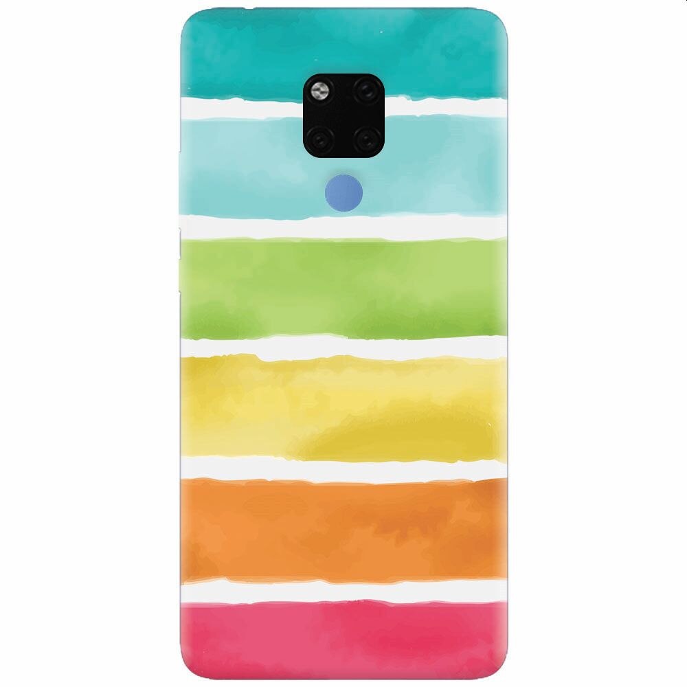 Husa silicon pentru Huawei Mate 20X, Watercolors