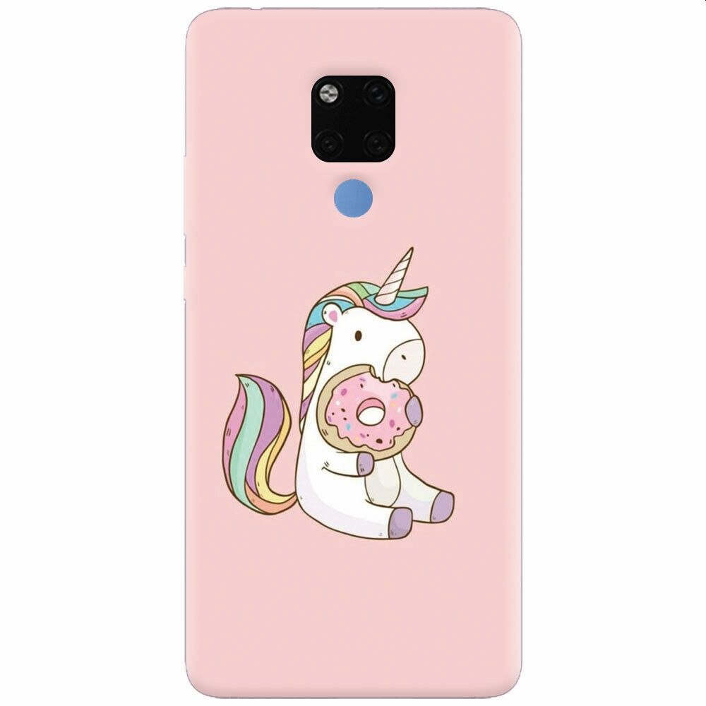 Husa silicon pentru Huawei Mate 20X, Unicorn Donuts