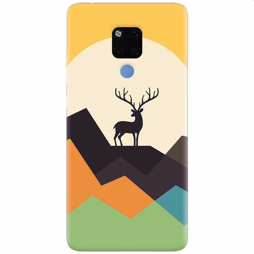 Husa silicon pentru Huawei Mate 20X, Abstract Deer