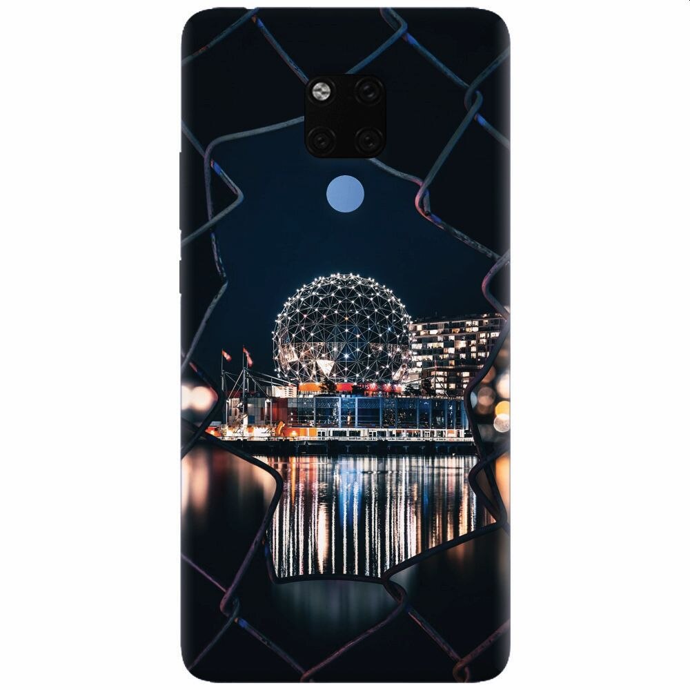 Husa silicon pentru Huawei Mate 20X, Abstract Architectural Design