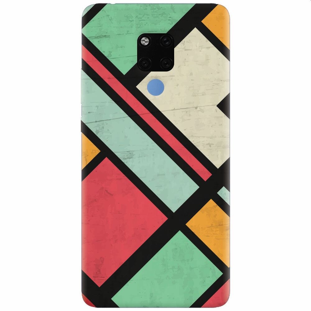 Husa silicon pentru Huawei Mate 20X, Retro Grunge