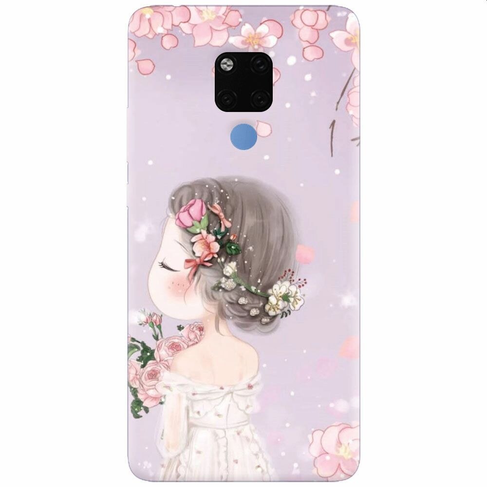 Husa silicon pentru Huawei Mate 20X, Girl 001