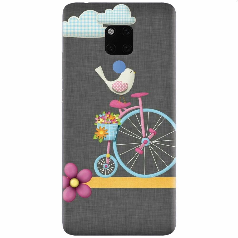 Husa silicon pentru Huawei Mate 20X, Bird