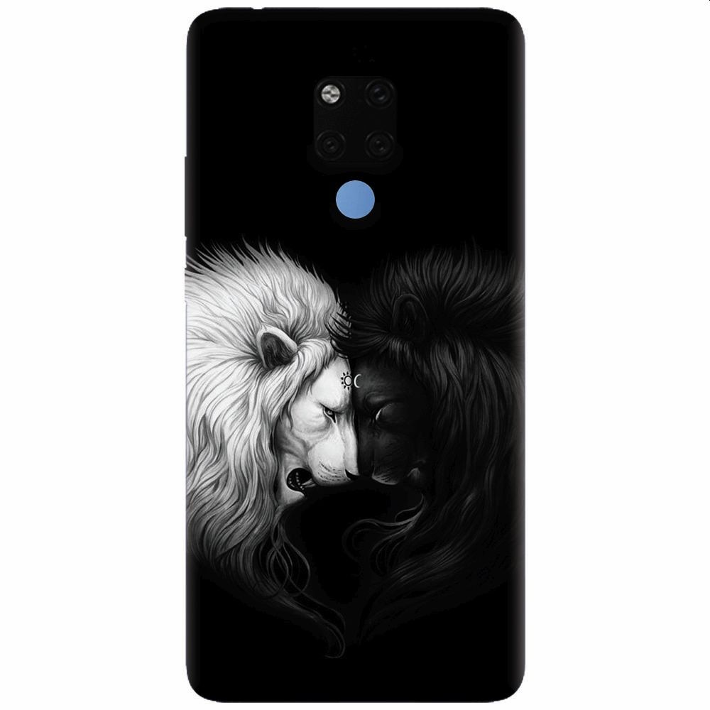 Husa silicon pentru Huawei Mate 20X, Lions