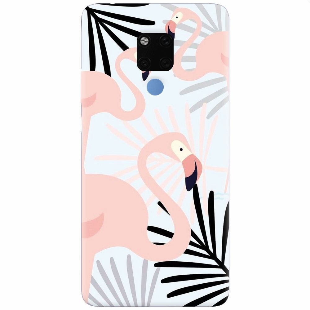 Husa silicon pentru Huawei Mate 20X, Flamingo