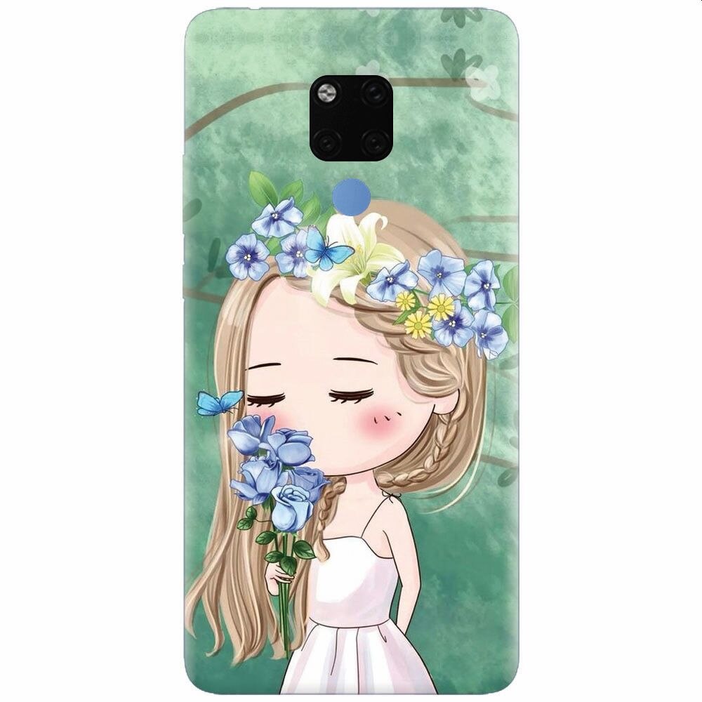 Husa silicon pentru Huawei Mate 20X, Girl