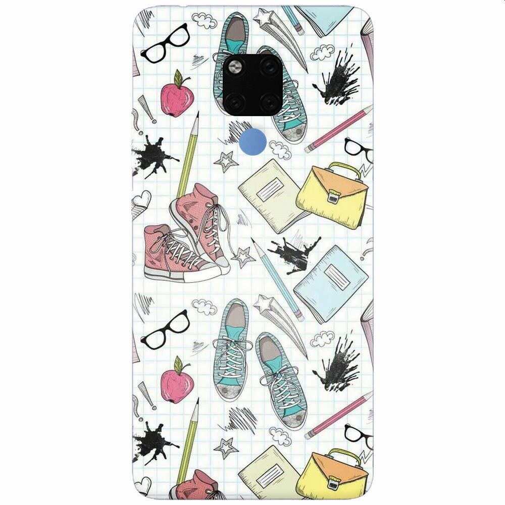 Husa silicon pentru Huawei Mate 20X, School