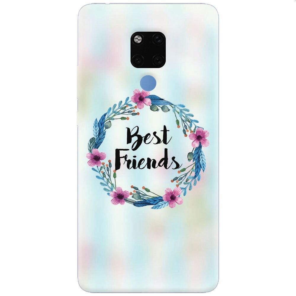 Husa silicon pentru Huawei Mate 20X, Best Friends 001