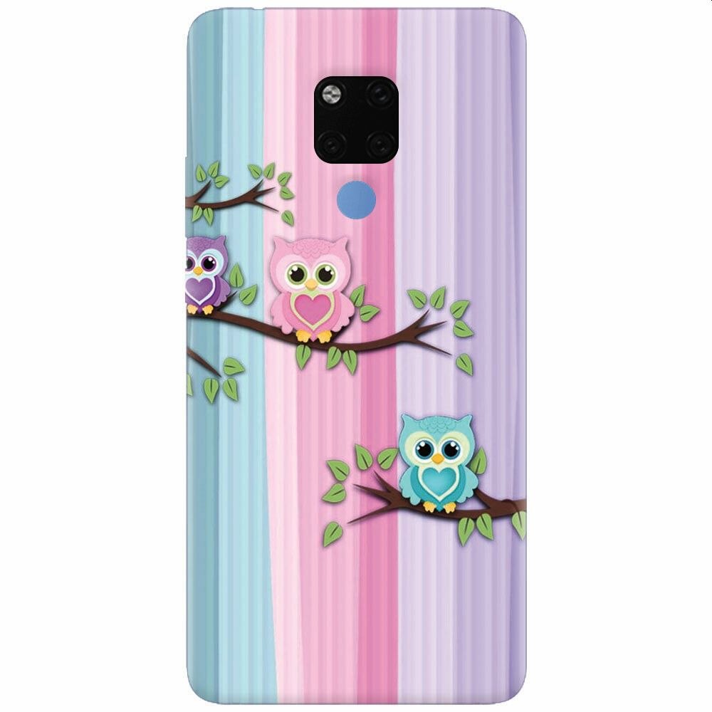Husa silicon pentru Huawei Mate 20X, Cute Owl