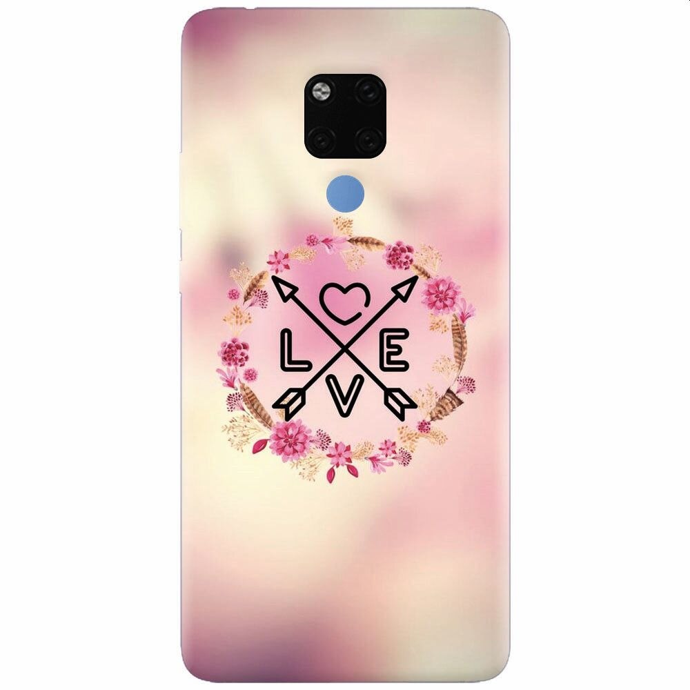 Husa silicon pentru Huawei Mate 20X, Love Arrow