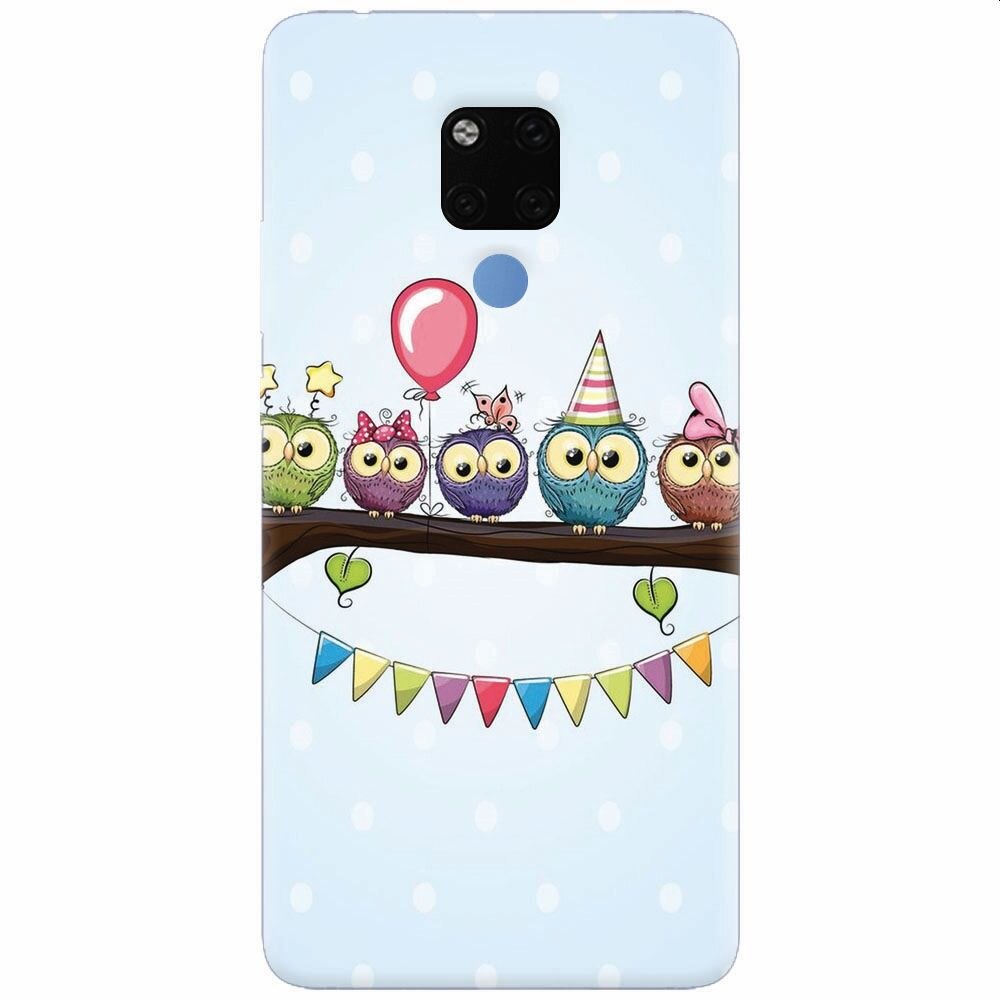 Husa silicon pentru Huawei Mate 20X, Party Birds