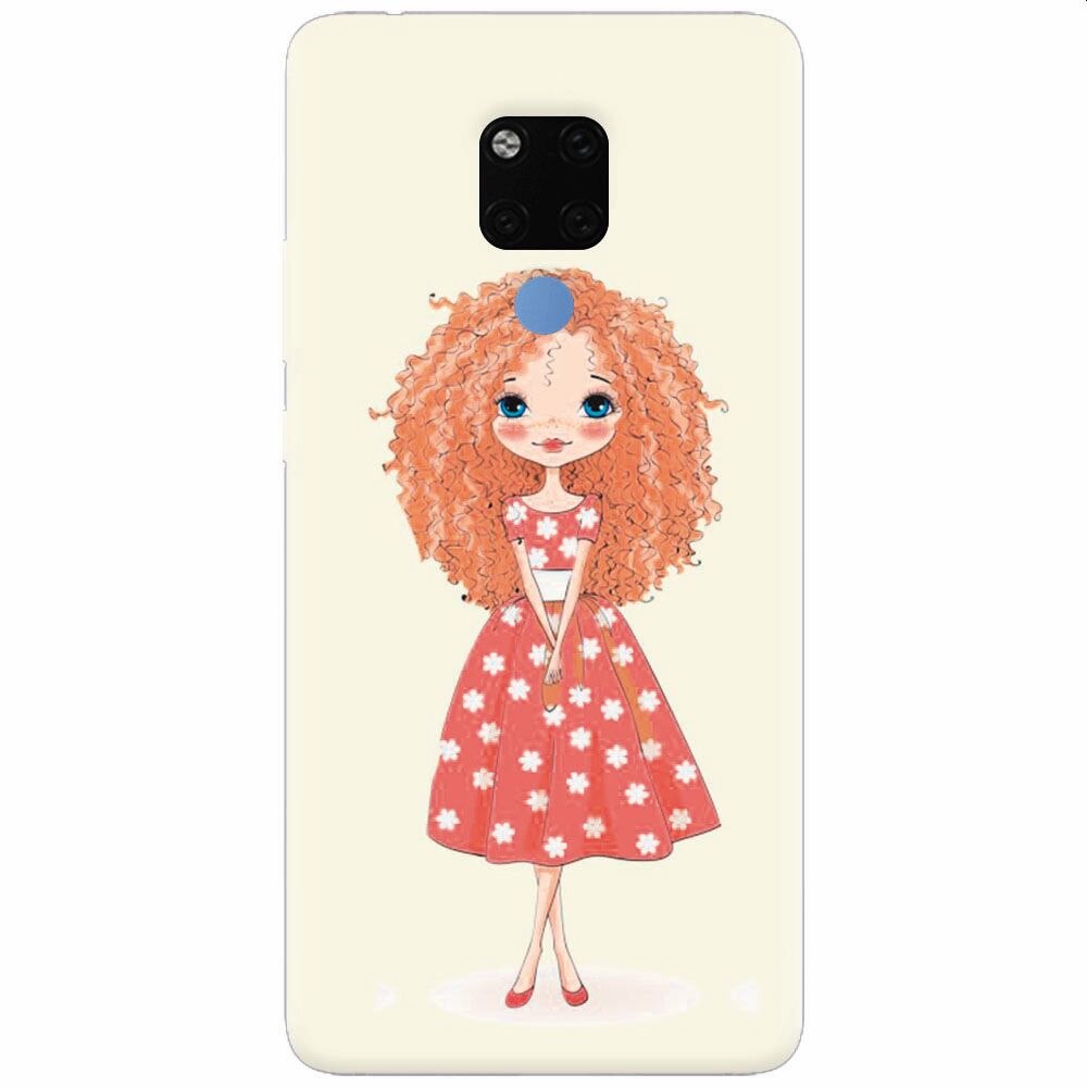 Husa silicon pentru Huawei Mate 20X, Sweet Little Girl