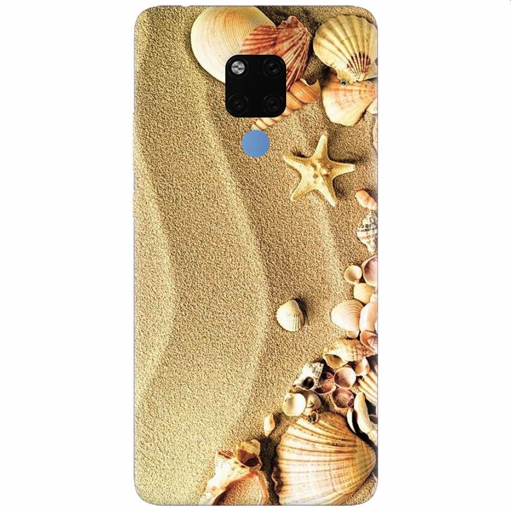 Husa silicon pentru Huawei Mate 20X, Beach Sand Gold