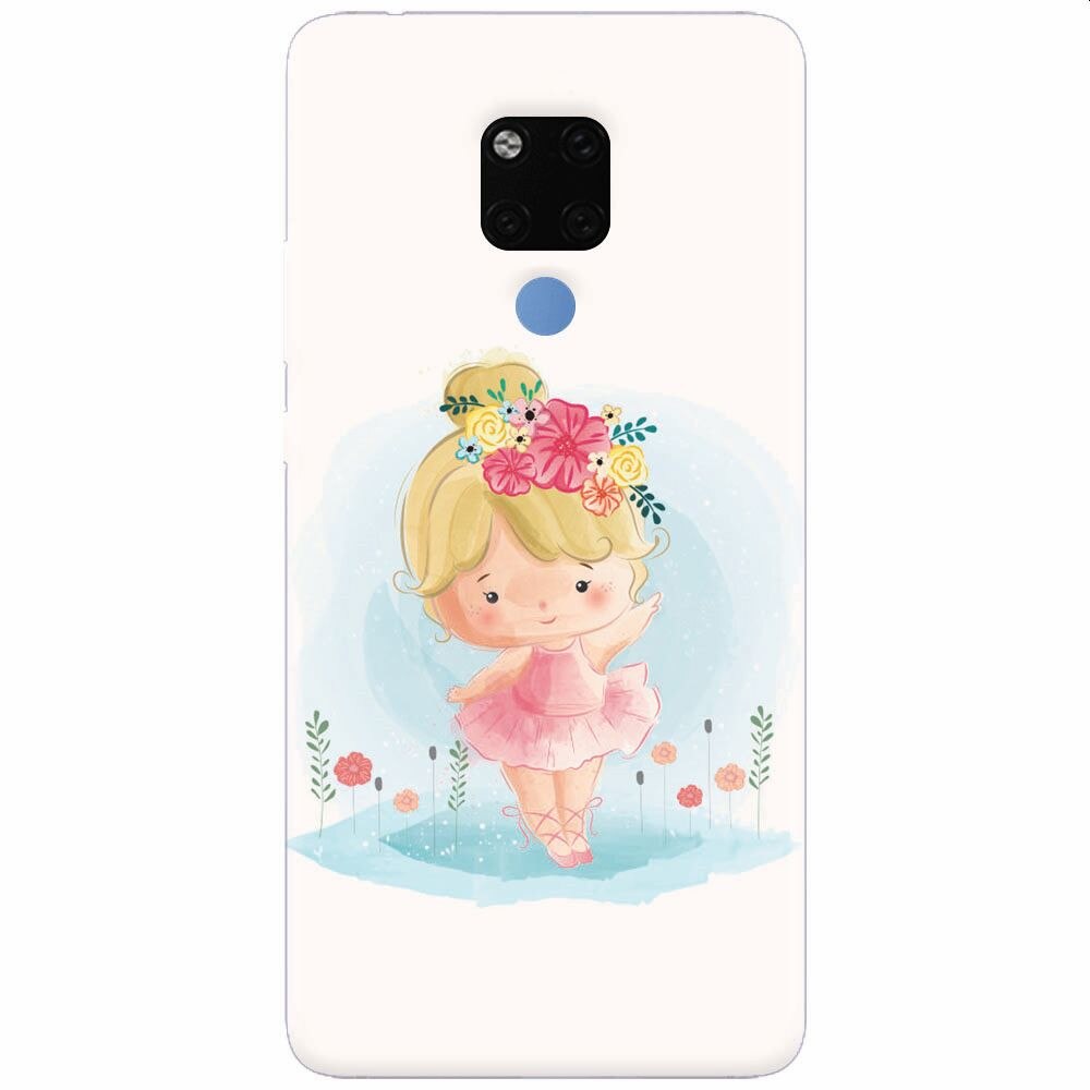 Husa silicon pentru Huawei Mate 20X, Balerina