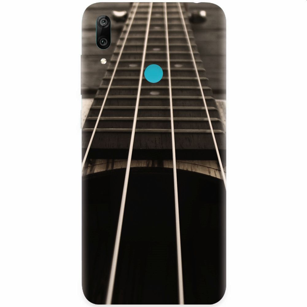 Husa silicon pentru Huawei Y7 2019, Bass Guitar
