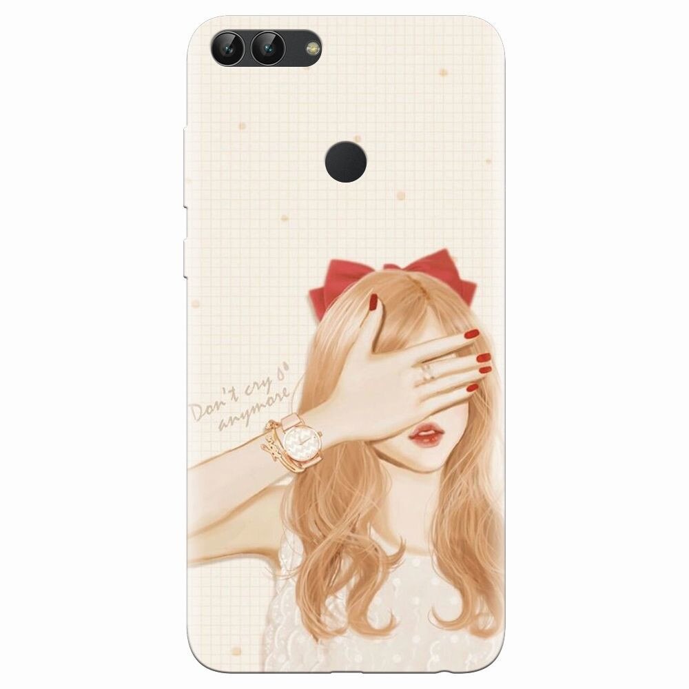 Husa silicon pentru Huawei P Smart, Dont Cry Anymore