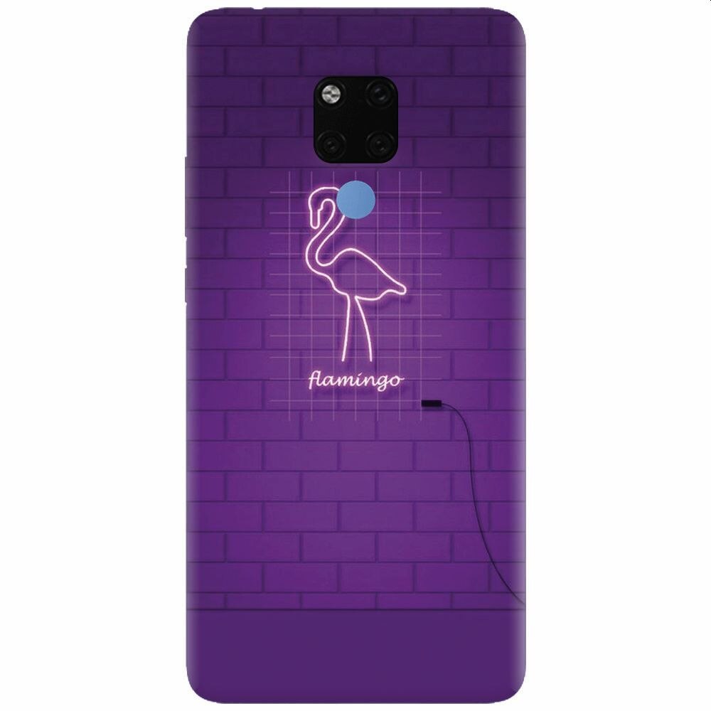 Husa silicon pentru Huawei Mate 20X, Light Flamingo