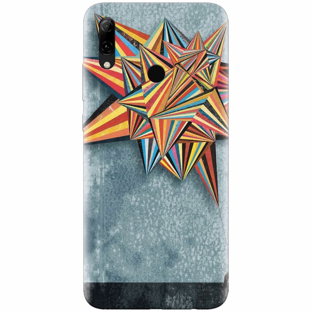 Husa silicon pentru Huawei P Smart Z, Abstract Colorful Balloon Triangles
