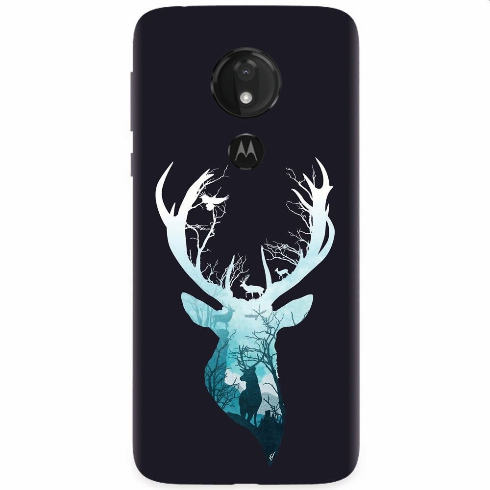 Husa silicon pentru Motorola Moto G7, Cerb