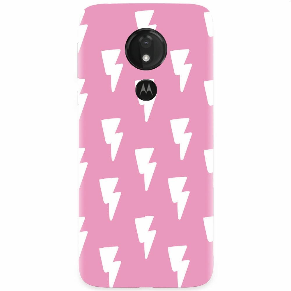 Husa silicon pentru Motorola Moto G7, Electric Pink