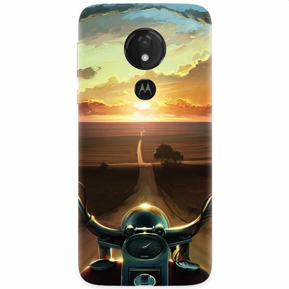 Husa silicon pentru Motorola Moto G7 Power, Country Road