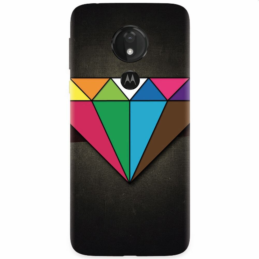 Husa silicon pentru Motorola Moto G7, Colorful Diamond