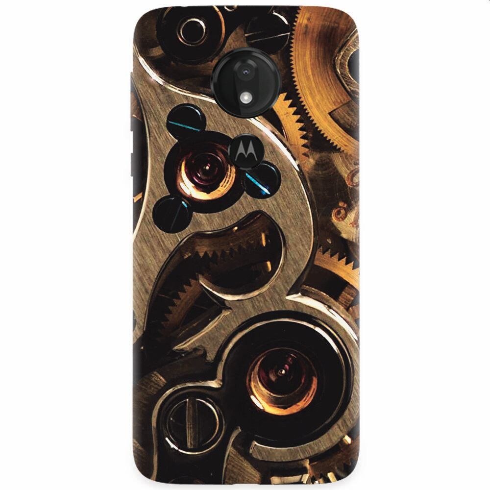 Husa silicon pentru Motorola Moto G7 Power, Clock Mechanism