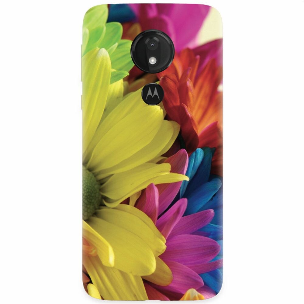 Husa silicon pentru Motorola Moto G7 Power, Flower