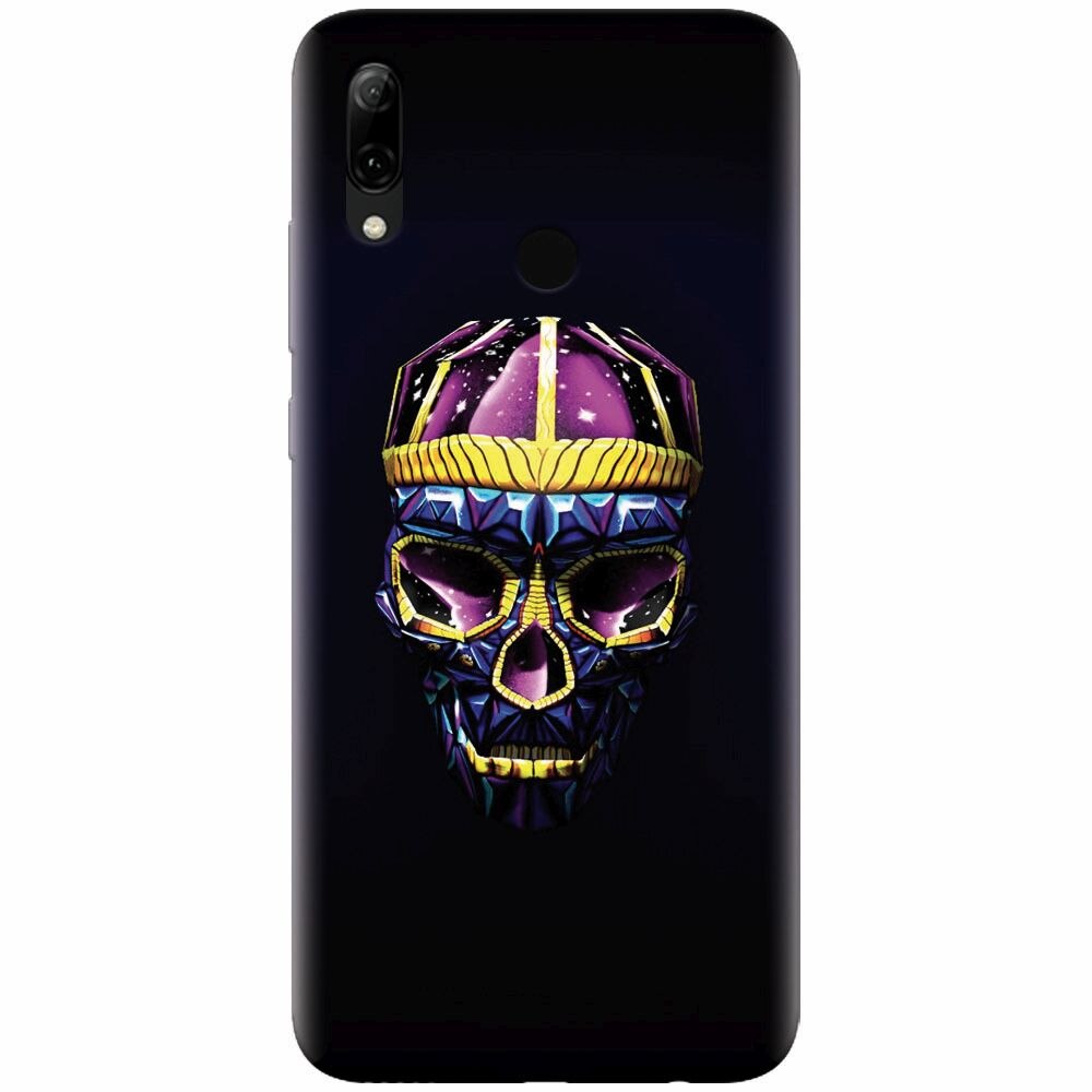 Husa silicon pentru Huawei P Smart Z, Colorfull Skull