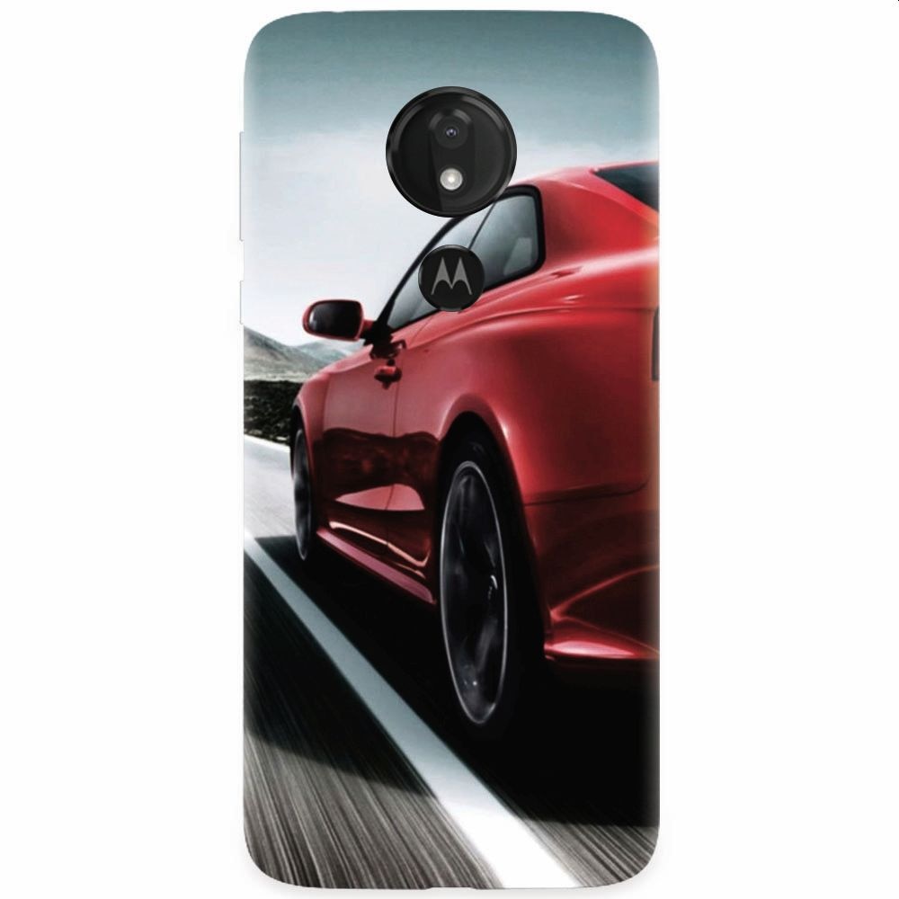Husa silicon pentru Motorola Moto G7, Car On Road