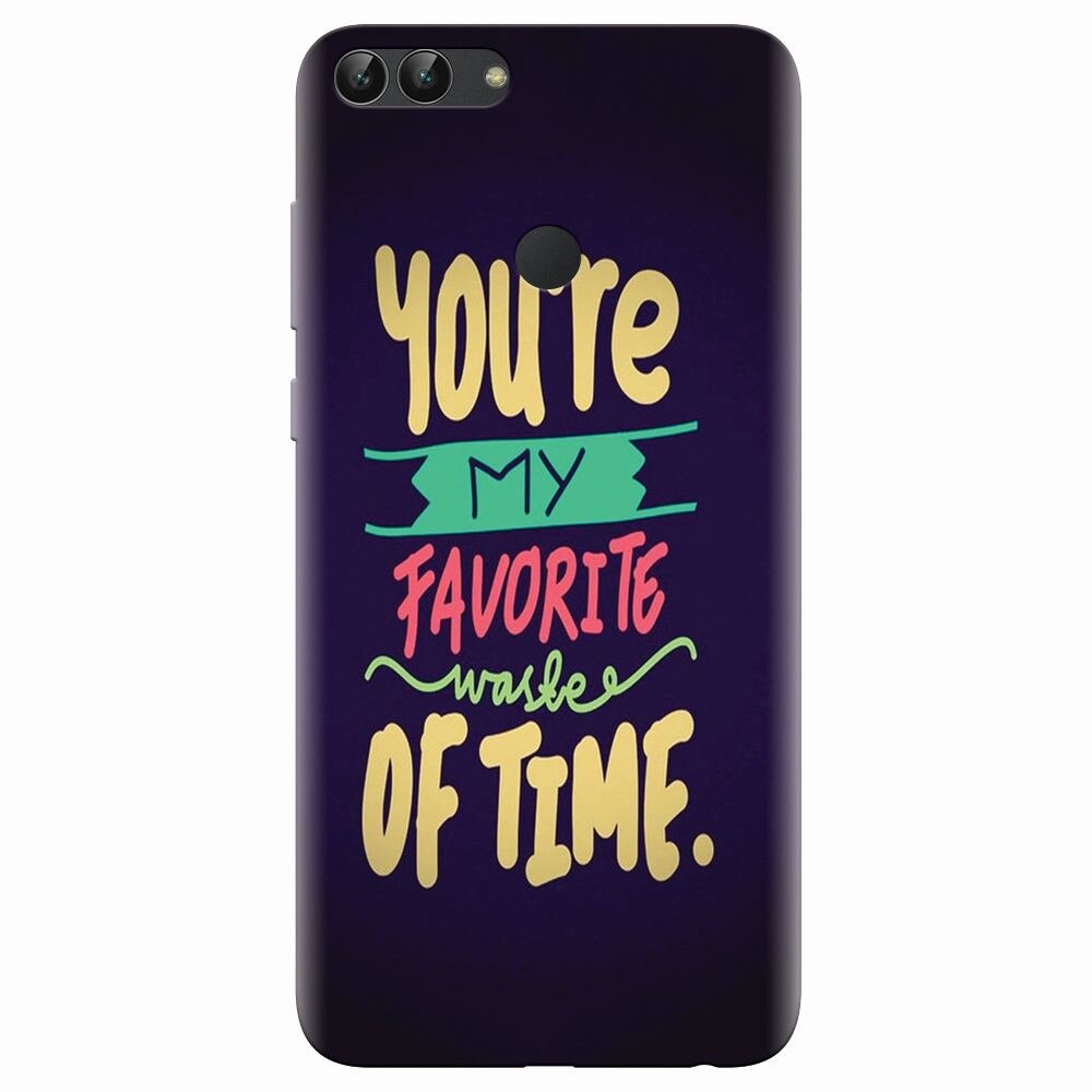 Husa silicon pentru Huawei P Smart, My Favorite Waste Of Time