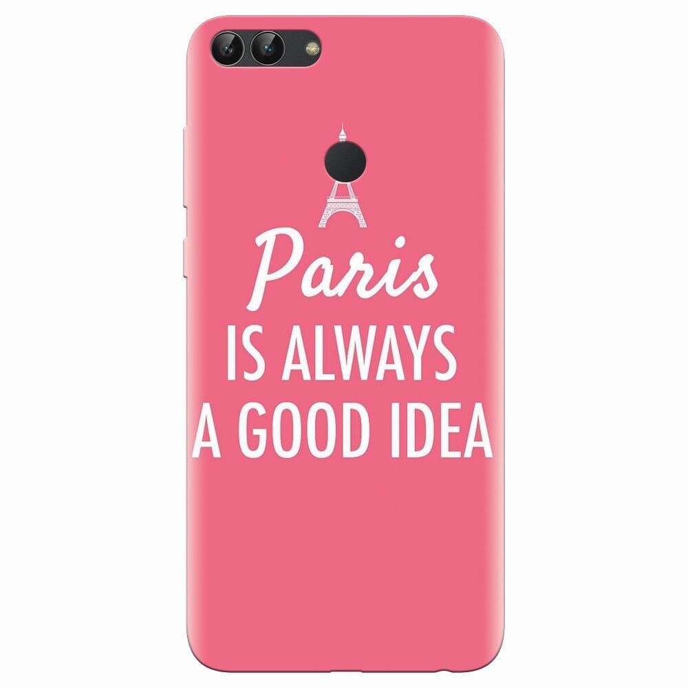 Husa silicon pentru Huawei P Smart, Paris Is Always A Good Idea