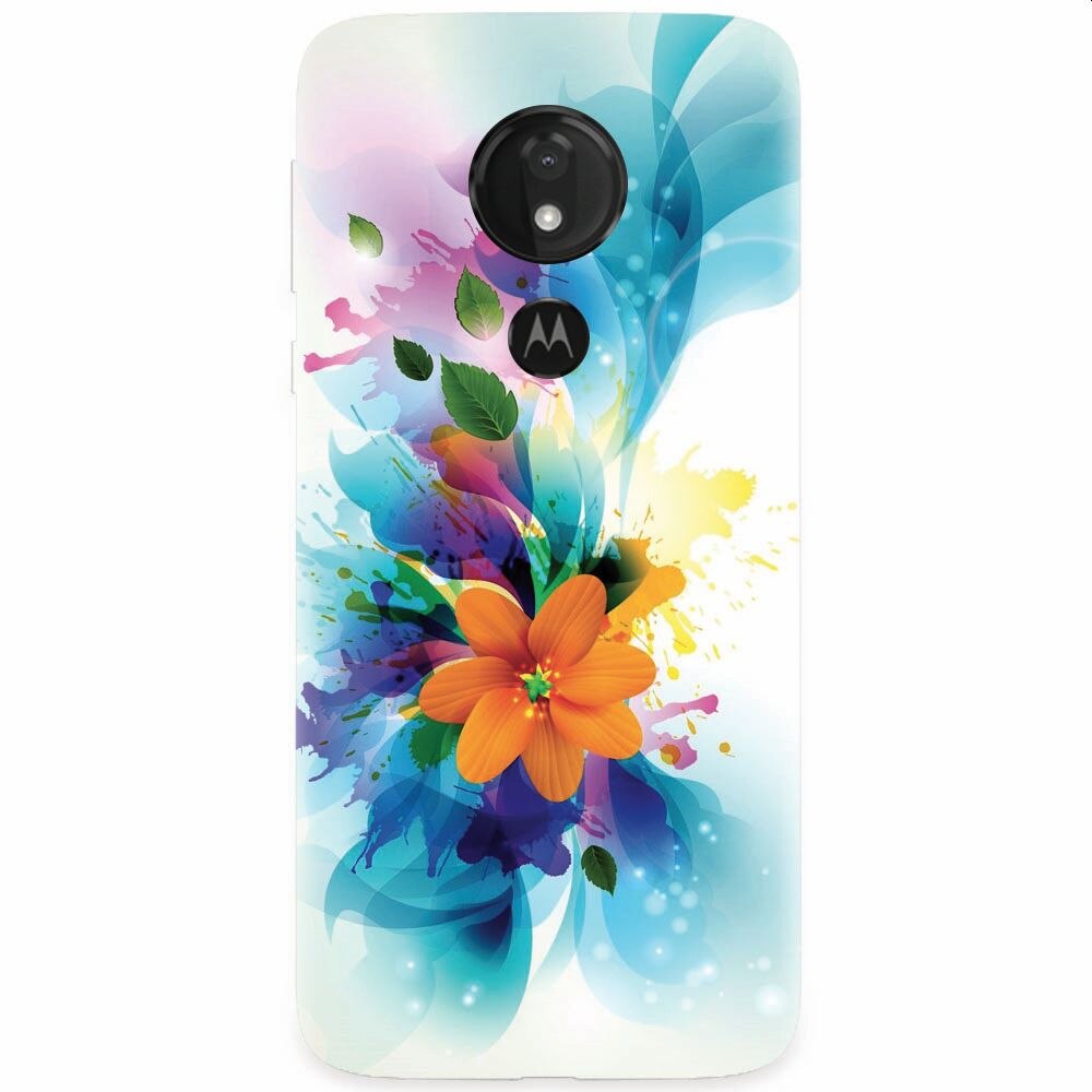 Husa silicon pentru Motorola Moto G7 Power, Flower 011