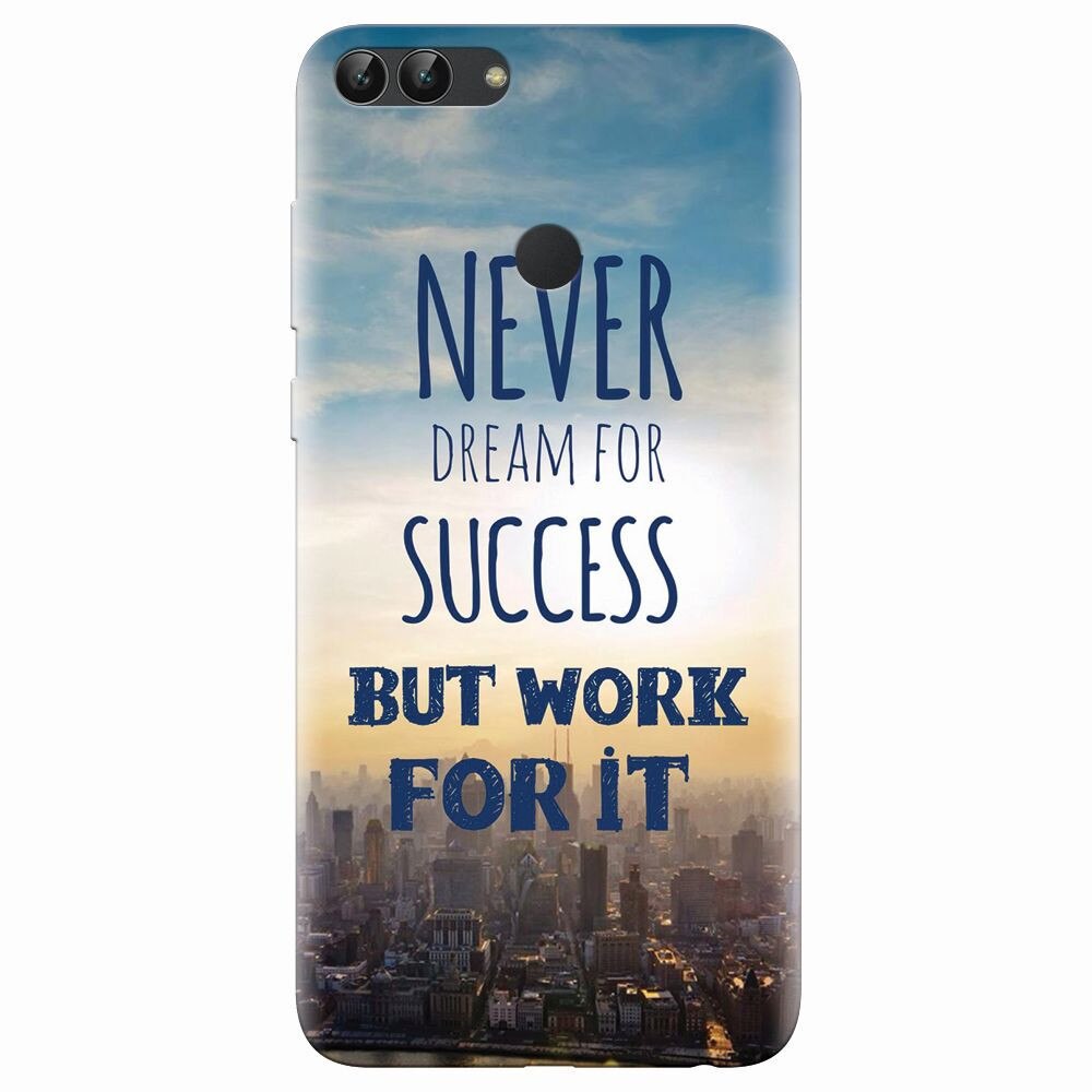 Husa silicon pentru Huawei P Smart, Never Dream