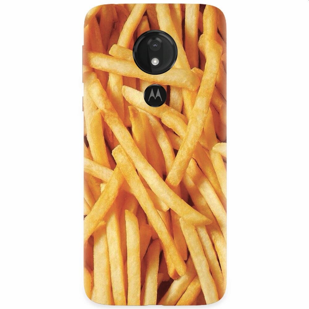 Husa silicon pentru Motorola Moto G7 Power, Fries
