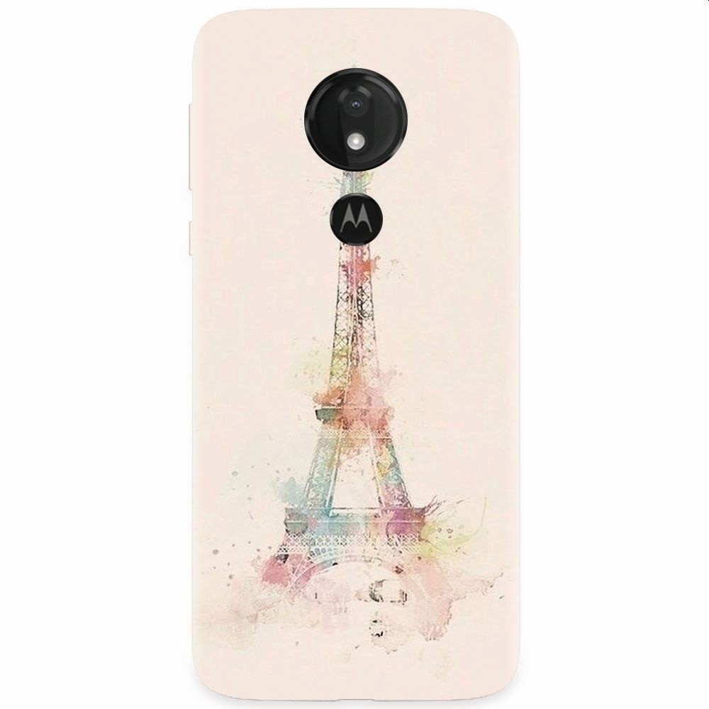 Husa silicon pentru Motorola Moto G7 Power, Eiffel Tower 001