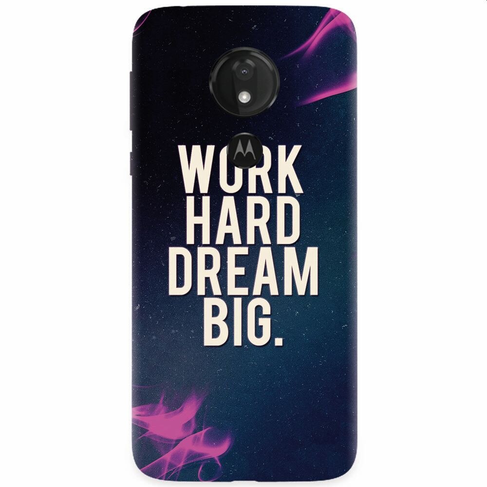 Husa silicon pentru Motorola Moto G7, Dream Big