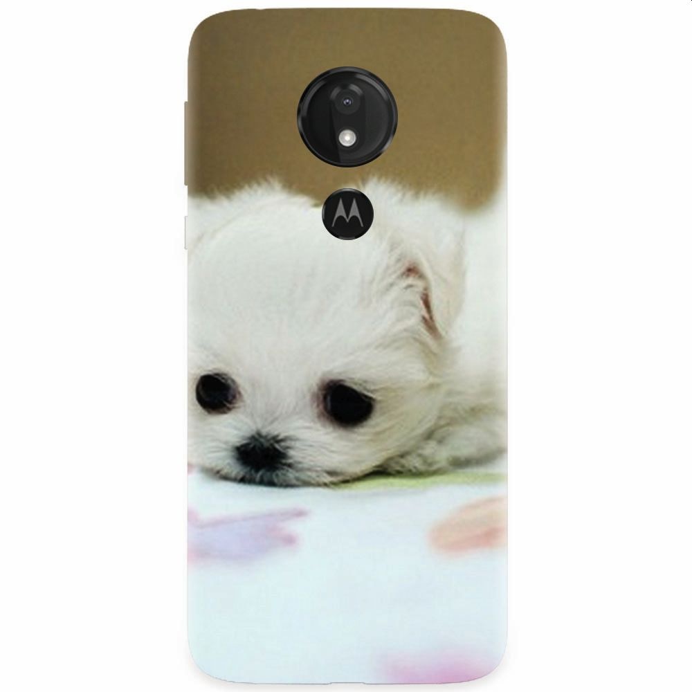Husa silicon pentru Motorola Moto G7, Puppies 001
