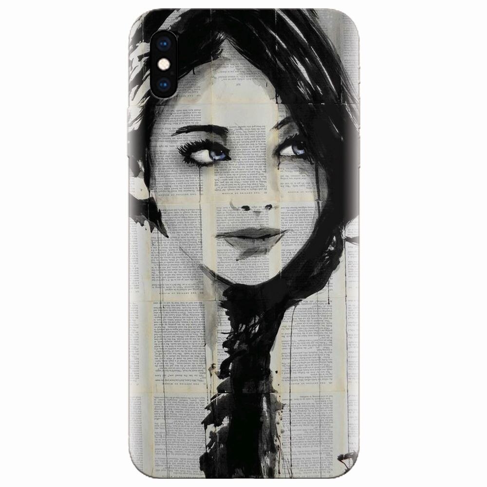 Husa silicon pentru Apple Iphone XS Max, Blue Eyes