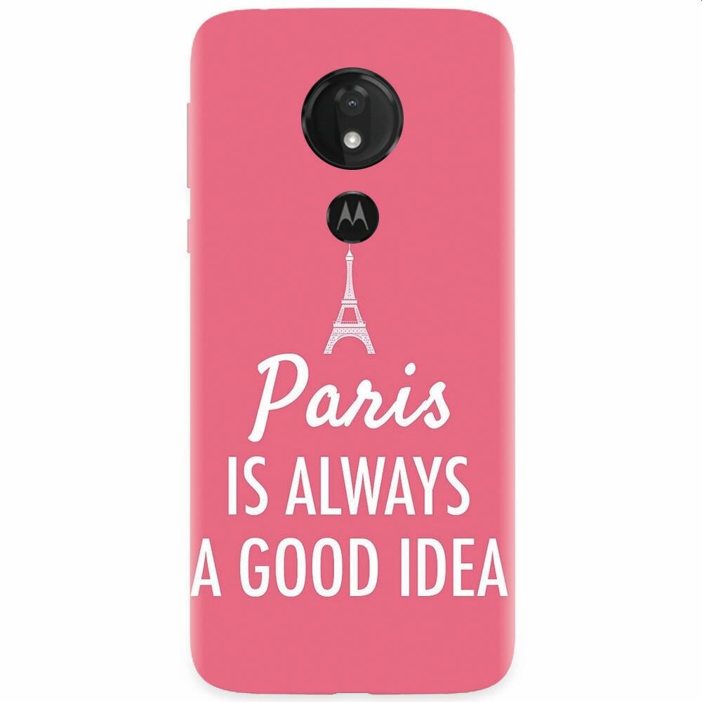 Husa silicon pentru Motorola Moto G7, Paris Is Always A Good Idea