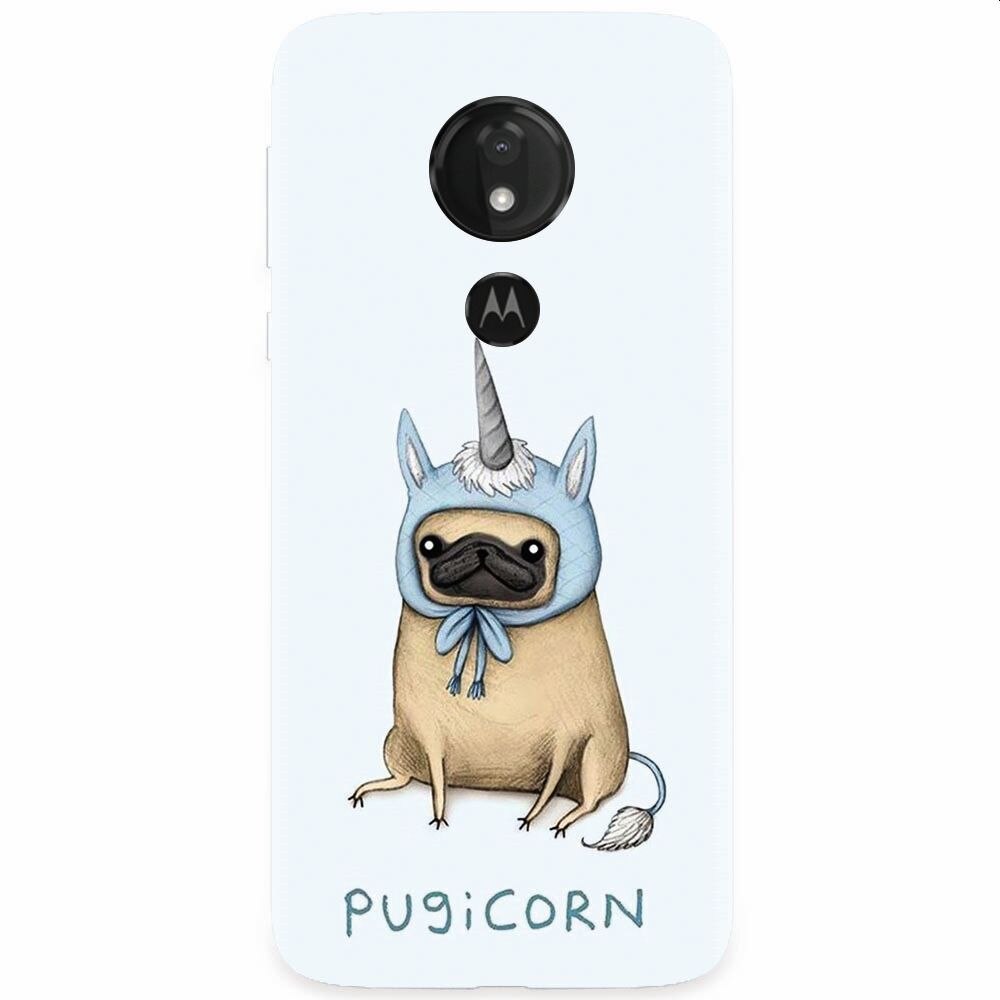 Husa silicon pentru Motorola Moto G7, Pugicorn