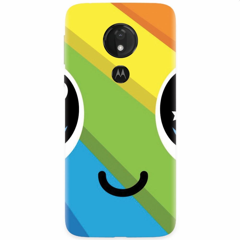 Husa silicon pentru Motorola Moto G7, Happy Face